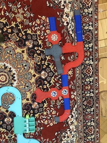 oyuncaq kompüter: Uşaq üçün relsli oyuncaq dəsti - Bir neçə fərqli rels sistemi: açıq — 7