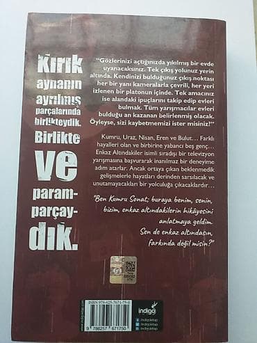 oyun diskleri: Məhsul: Kitab – “Enkaz Altındakiler” Müəllif: Beyza Alkoç Nəşriyyat — 3
