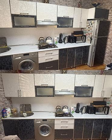 spalni mebel: Mətbəx mebeli satılır 350₼. Ölçü 4.10. Üzərində qaz moyka aspirator — 1