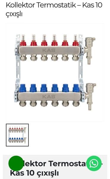 kondisioner pult yay rejimi: Yeni Termostatik KAŞ kollektor. 10 çıxışlı — 1