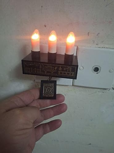 heyet ucun isiqlar: Məhsul: Elektriklə işləyən dekorativ gecə işığı (priz tipli) — 2