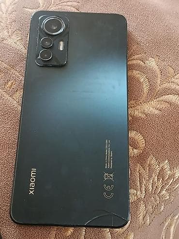 philips xenium w8500: Xiaomi 12 Lite, 128 GB, rəng - Qara, 
 İki sim kartlı — 2