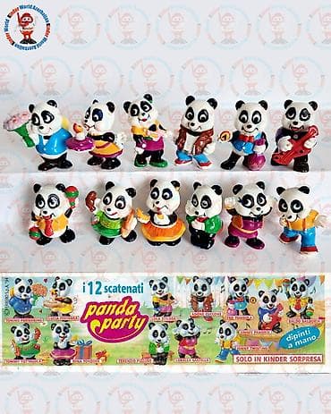 oyuncaqlar: Məhsul: Kinder Surprise “Panda Party” kolleksiya fiqurları dəsti — 1