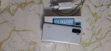 mi 14 ultra qiymeti: Redmi Note 10, 64 GB, rəng - Ağ, Sənədlərlə, Barmaq izi, Sensor — 4