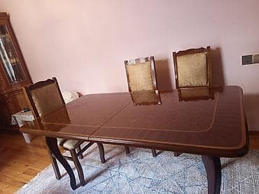 Qonaq otağı üçün, İşlənmiş, Açılan, Dördbucaq masa