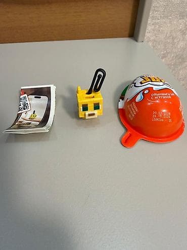 iran konfeti: Məhsul: Kinder Joy – Minecraft seriyası, oyunçaqlı şokolad kremi — 7