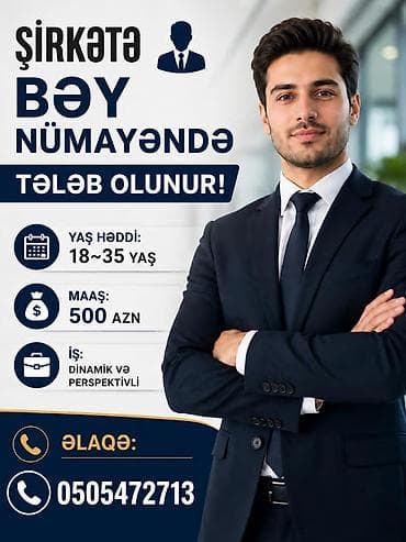 sumqayitda sürücü teleb olunur ford transit: Satış məsləhətçisi tələb olunur, 18-29 yaş, Aylıq ödəniş — 3