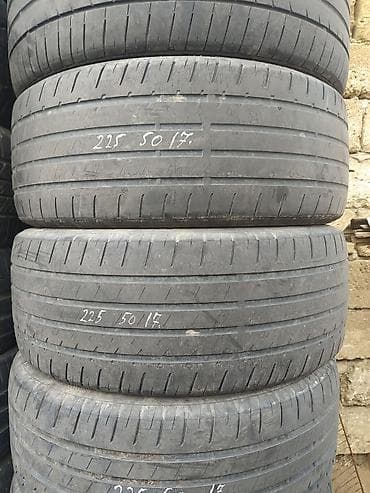 225 50 17 teker: 1ci şəkildə olan təkər 185 60 15 Good Year markası qiymət cütü 80m — 3