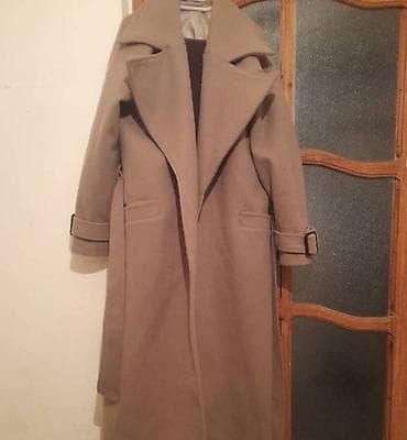 tibettea nedir: Palto L,XL .bej . seliqeli geyilib .Saga cekin bir nece etrafli — 2