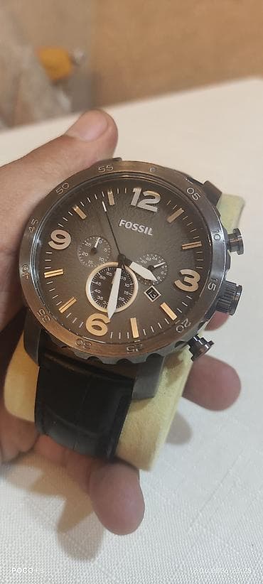 luc saat: Fossil America brendi.Xranograf,Bezel model ideal veziyete — 3
