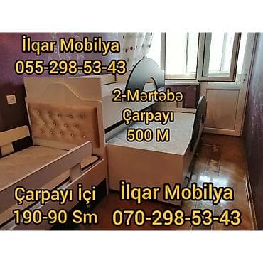 ucuz krafat: Oğlan üçün, Yeni, Çarpayı, Matrassız, Siyirməsiz, Laminat — 2