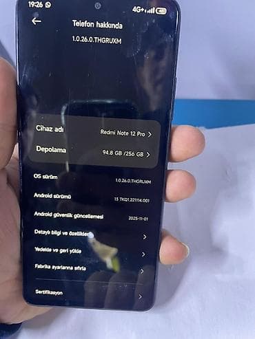 red dead 2: Redmi Note 12 Pro, 256 GB, rəng - Qara, Barmaq izi, İki sim kartlı, Face ID — 6