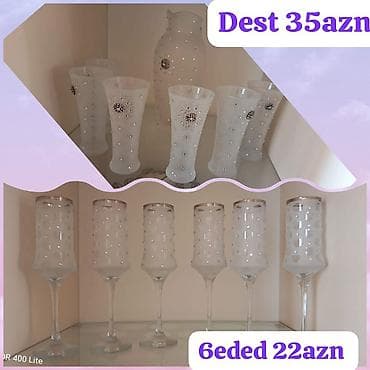 ev esyalari ucuz: Nahar dəsti, rəng - Ağ, Farfor — 2