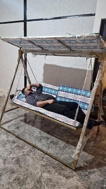 yellencek sekilleri: Divan-yelləncək, Zontikli, Metal — 1