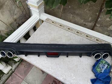 avtomobil qızdırıcı: Arxa bamper difuzoru – ikitərəfli dörd çıxışlı dekorativ egzoz uçları — 2