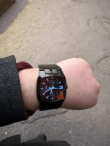 Ювелирные изделия: Б/у, Наручные часы, Diesel, цвет - Черный — 7