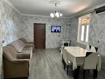 5 otaqlı həyət evi – mebellə və texnika ilə Göyçay rayon - Geniş və