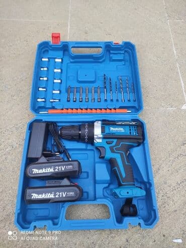 makita perforator: Yeni Sadə drel Akkumulatorlu, Kredit yoxdur — 1