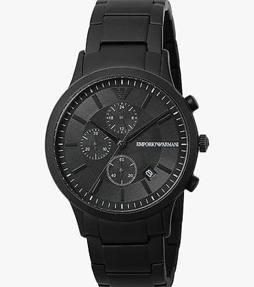 21: Brend:Emporio Armani kişi qol saatı – tam qara dizayn Originaldı — 2