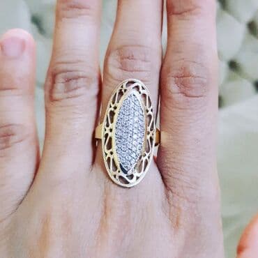 tək qaş: Toy, Üzük, Sarı qızıl, 585 Əyar — 3