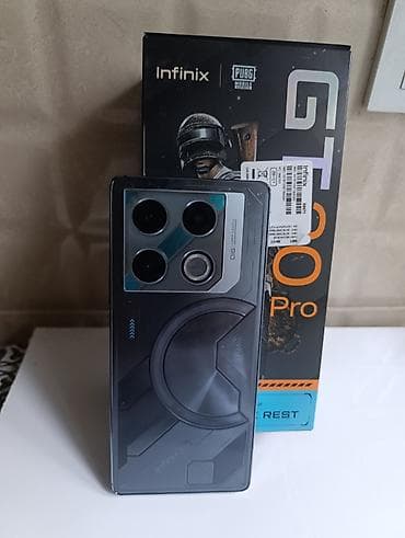 mac pro: Infinix GT 20 Pro, 256 GB, rəng - Boz, Sensor, Face ID — 1