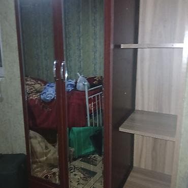 İşlənmiş, 2 qapılı, Güzgülü, Qəhvəyi, Digər material, Açılan, Düz dolab — 4