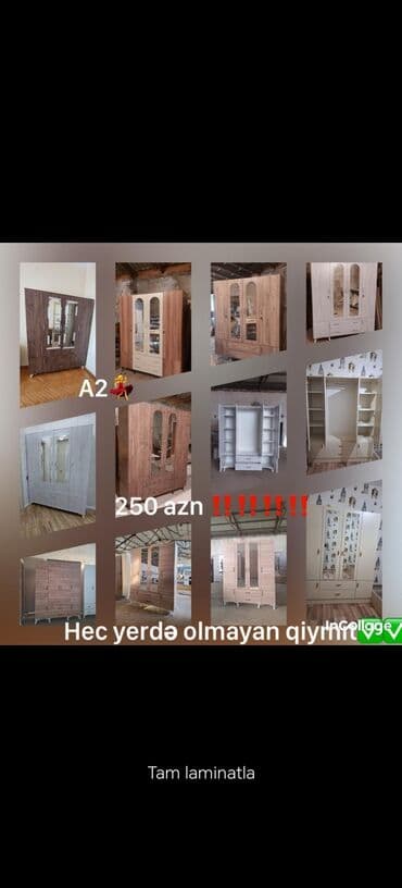 dehliz ucun oboylar: Yeni, Açılan, 4 qapılı Düz dolab, Dəhliz dolabı, Rusiya — 1