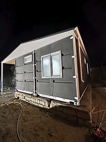 səyyar ev: Modul/konteyner ev – geniş eyvanlı, hazır quraşdırılmış kompleks - — 2