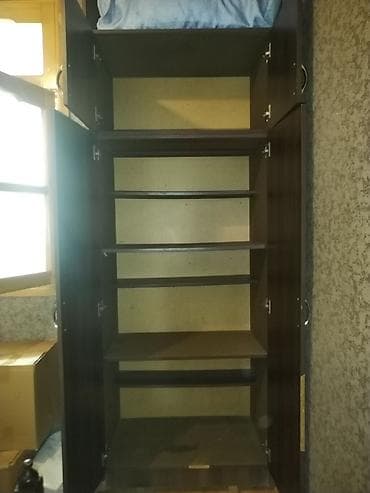 işlənmiş mebellərin satışı: Mebel dəsti – qapalı şkaf və iş/kompüter masası - Dördqapılı şkaf — 2