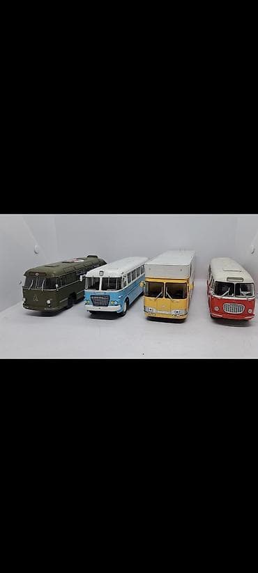 Məhsul: Retro avtobus maketləri dəsti.Modimio brendi 1:43.Her biri 60