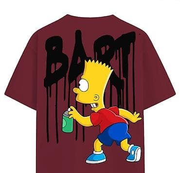 suni xezler instagram: Bordo rəngli unisex T‑şört - Ön hissə: sinənin sağ tərəfində kiçik — 2