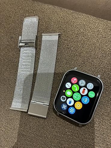 Smart qolbaqlar: Yeni, Smart saat, Smart, Sensor ekran, rəng - Gümüşü — 4