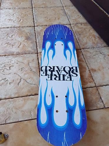 suru: Skateboard – “FIRE SKATE BOARD” dizaynlı - Tam komplekt: gövdə — 3