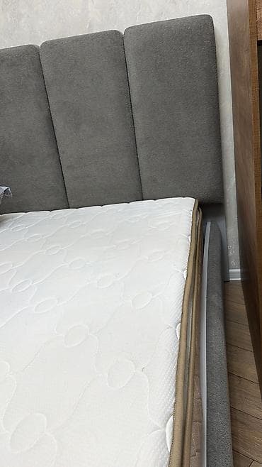 tek kravat: Mebel dəsti: Yumşaq başlıqlı ikinəfərlik çarpayı və ortopedik döşək - — 2