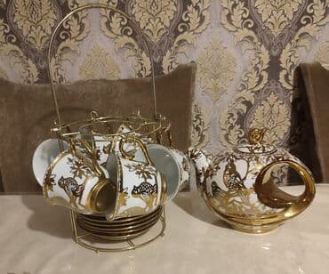 Çay dəsti, rəng - Qızılı lalafo.az -da Çay dəsti, rəng - Qızılı