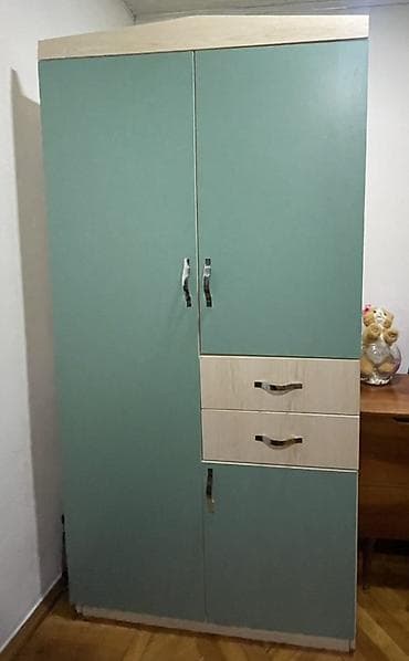 qardırob: 3 qapılı, Siyirməli, Rəngli, Digər material, Açılan, Düz dolab — 2