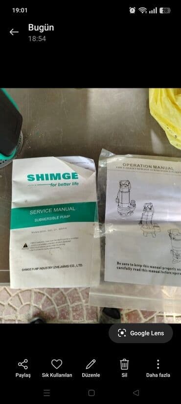 Boçkalar və çəlləklər: Nasos, Kanalizasiya üçün, quraşdırılma Sualtı — 2