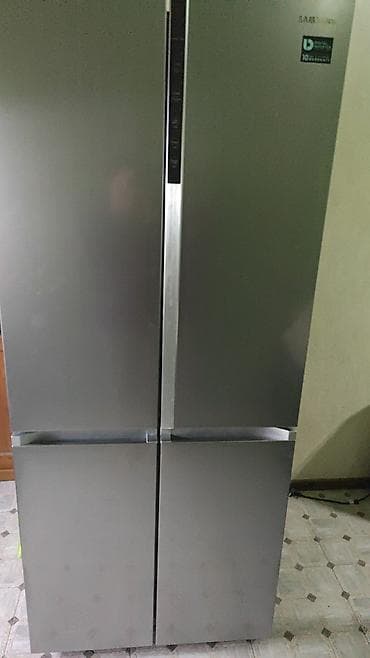 mini xaladenik: 4 двери Samsung Холодильник Продажа, цвет - Серебристый — 2