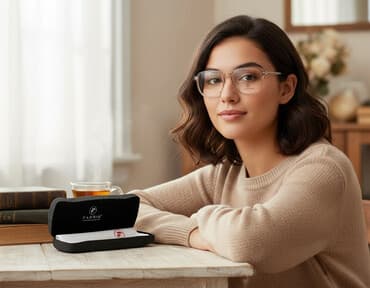 elektron qəlyan yağ: Optik eynək — 1