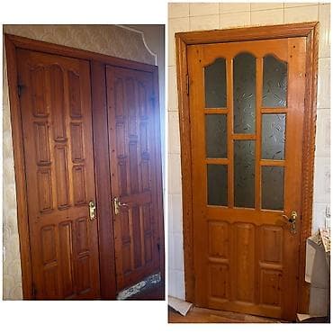 Qonaq otağı üçün İşlənmiş Otaq qapısı Plintus ilə, Zəmanətsiz, Ünvandan götürmə