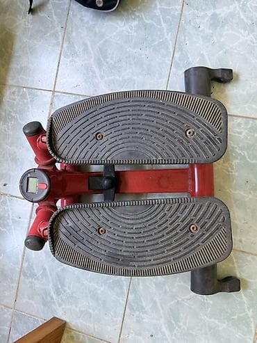 Mini stepper trenajor - Kompakt ölçülü ev fitnes cihazı - İki geniş — 4