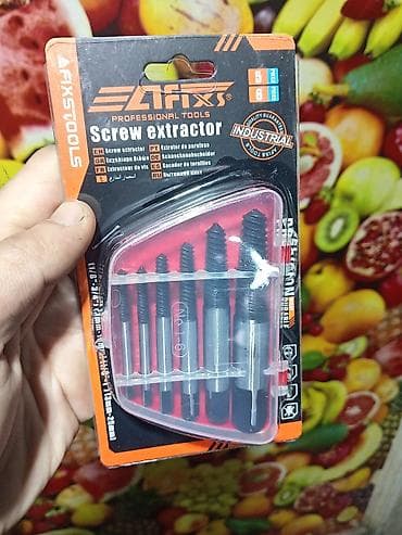 rezbə açan: AFIXTOOLS Screw Extractor dəsti - Peşəkar alətlər seriyası — 1