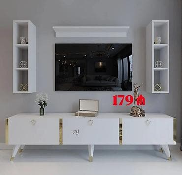 tv 75: Düz TV altlığı, Polkalı — 1