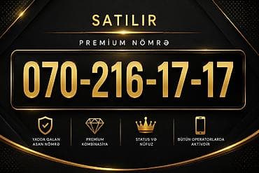 Premium mobil nömrə: 070-216-17-17 Xüsusiyyətlər: - Yadda qalan, asan