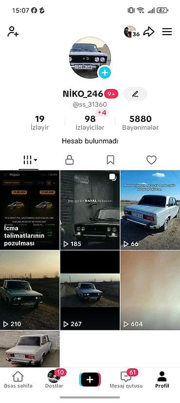 SMM menecerlər: Xidmət: TikTok profilinin idarə olunması və məzmun yaradılması Qiyməti — 1