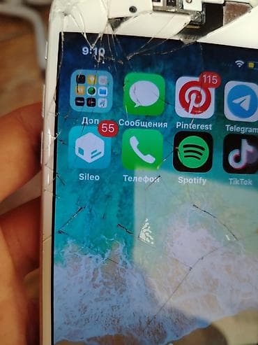 ipod touch: IPhone 6s, Ağ, Qırıq — 4