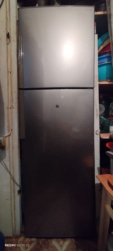 soyuducu kompressoru: İşlənmiş 2 qapılı Sharp Soyuducu Satılır, rəng - Boz — 1