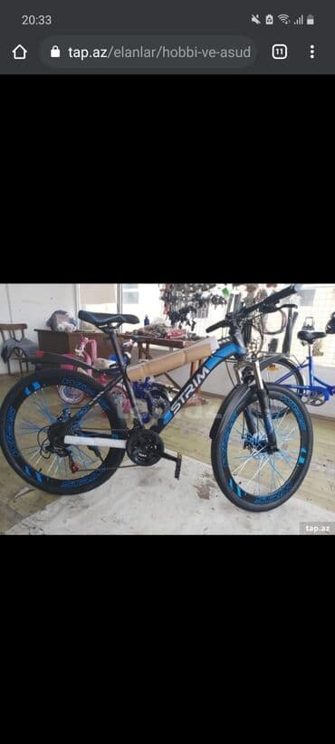 sumqayit velosiped satisi: Velo STRIM. Polşa istehsalı. Şmano sistem, 7/3 skorus, apornu tormuz — 1