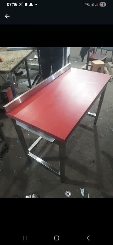 стол деревянный кухонный: Прямоугольный стол, Нераскладной — 9