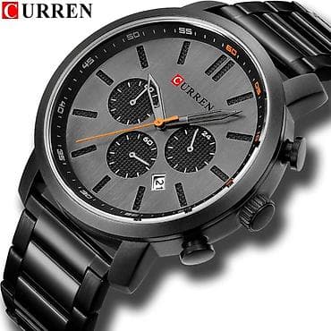 Qol saatları və aksesuarlar: Yeni, Qol saatı, Curren, rəng - Qara — 2